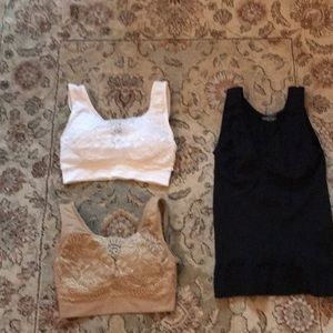 Bras and shape wear.